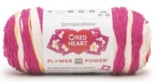 Red Heart Flower Power - Peony Pop
